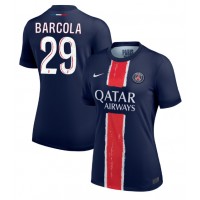 Paris Saint-Germain Bradley Barcola #29 Replica Home Shirt Ladies 2024-25 Short Sleeve